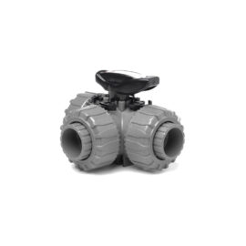 Durapipe TKD 3 Way PVC Metric Solvent Socket Ball Valve
