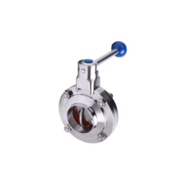 Hygienic Plain Weld End Butterfly Valve