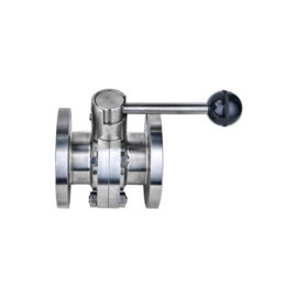 Hygienic Plain Weld End Butterfly Valve