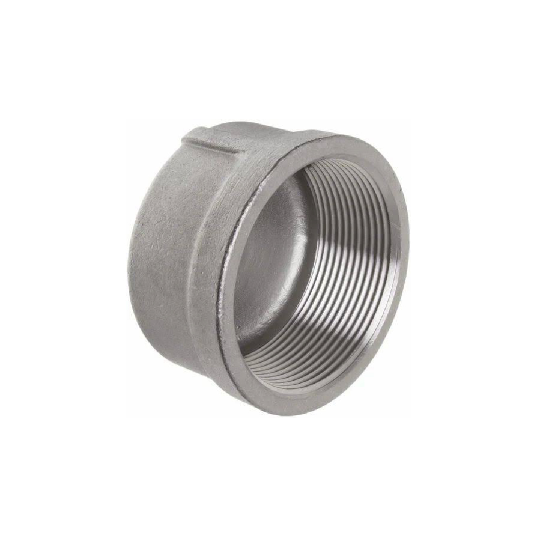 Stainless Steel End Cap Screwed